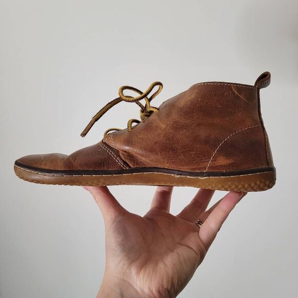 Vivobarefoot Gobi Leather Desert Boots Brown EU 38 / US 7 Minimalist Barefoot Sh - Picture 12 of 13